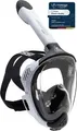Produktbild: Java Full Face Mask White/Black L/XL-Vollgesichts Schnorchelmaske, Ultraklare...