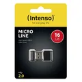 Produktbild: Intenso USB Stick 16GB Speicherstick Micro Line Mini