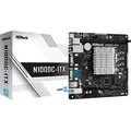 Produktbild: AsRock N100DC-ITX (NA (integrated CPU), Intel SoC, Mini-ITX) (90-MXBLM0-A0UAYZ)
