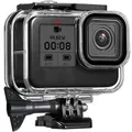 Produktbild: FitStill 60M/196FT Wasserdichtes Gehäuse für Go Pro Hero 8 Black, Schützende Unterwasser-Tauchgehäuseschale mit Halterungszubehör für Go Pro Hero 8 Black Action-Kamera