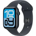 Produktbild: Apple Watch SE 2025 Aluminium 44mm Mitternacht (Sportarmband mitternacht) M/L
