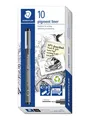 Produktbild: Staedtler Fineliner pigment liner 10 pcs 0.8mm black