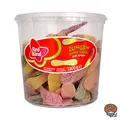 Produktbild: Red Band Fruchtgummi Zungen, super sauer, 100 Stück, 1,2 kg Dose