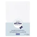 Produktbild: Julius Zöllner Spanntuch Laufgittermatratze 68/90+95/95 Jersey weiß NEU