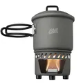 Produktbild: Esbit Solid Fuel Cookset - Trockenbrennstoff-Kochset, Topf aus Aluminium, 585ml