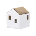 Produktbild: Living Mini LED Lichthaus Mittel aus Porzellan 4,5 x 4,5 x 5 cm