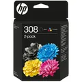 Produktbild: HP 308 Original 2er Pack Tinte multi-bkcmy - 6L6S6UE 280 Seiten