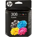 Produktbild: HP 6L6S6UE Combo 2-Pack BK/Color No. 308