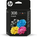 Produktbild: HP Inc. 6L6S6UE HP 308      Schwarz+dreifarbig  Tintenpatrone