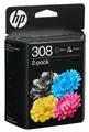 Produktbild: HP 308 Schwarz Color Original Druckerpatronen 6L6S6UE ca. 1x 160, 1x 120 Seiten