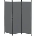 Produktbild: [en.casa] Sichtschutz, Dunkelgrau, Metall, 150x2 cm, Sonnen- & Sichtschutz, Sichtschutz Garten, Sichtschutzzäune