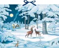 Produktbild: Wand-Adventskalender – Wintertiere bei Nacht: Mit Infotexten zu den Tieren: 24 Tiermotive mit kurzen Infos