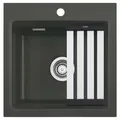 Produktbild: Systemceram Spüle Kara 51, Schiefer, Keramik, 51x20x51 cm, Küchen, Küchenausstattung, Küchenspülen