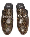 Produktbild: Christian Louboutin Schuhe Slipper Coolito Snake-Print Loafers Pantoletten Mules