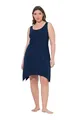 Produktbild: Ulla Popken Damen große Größen Übergrößen Plus Size Nachthemd Nachtblau 50+ 846982139-50+