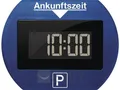 Produktbild: PARK LITE elektronische Parkscheibe blau Die Parkscheibe, die mitdenkt