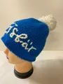Produktbild: Eisbär Til Pompon Bommelmütze, Beanie, Mütze, Wintermütze blau/weiß