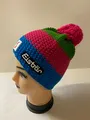 Produktbild: Eisbär Star Pompon Bommelmütze, Beanie, Mütze, Wintermütze blau/pink/grün