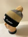 Produktbild: Eisbär Star Pompon Bommelmütze, Beanie, Mütze, Wintermütze schwarz/beige/grau