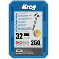 Produktbild: Kreg - Pocket-Hole Taschenlochschrauben 32mm SML-C125-250-INT Maxi Loc Grobgewinde