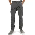 Produktbild: Indicode Cargohose Herren William Cargo Hose Herrenhose mit 7 Taschen, inkl. Gürtel grau XL