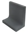 Produktbild: 40er L-Steine schwarz / anthrazit, 40/50/30 cm 1.Sorte Winkelstützen unbewehrt
