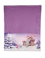Produktbild: NICI 49333 Cosy Winter 140x175cm lila-Nachhaltige Kuscheldecke für Babys & Kinder-Flauschige Plüschdecke-Warme Decke für Mädchen & Jungen