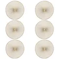 Produktbild: 6er-Platzset Ornament Kunststoff rund gold Ø 36,5 cm