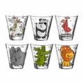 Produktbild: Leonardo Kinderbecher-Set BAMBINI, 6 Becher Trinkbecher Glas Bunt 120 ml 017906