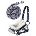 Produktbild: HKM Kids Navy mit Sternenmuster Halfterset Hobby Horsing Spielzeughalfter