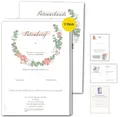 Produktbild: Frank Paperman® Patenurkunde – Floral (DIN A4) | Zartes Blumen-Design zur Taufe & Patenschaft, personalisierbar, Geschenkidee für Paten & Eltern