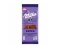 Produktbild: MILKA Schokolade, Milka EXTRA Alpenmilch Schokoladetafel zarte Textur Packung 190g