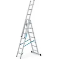 Produktbild: Zarges Skymaster DX Mehrzweckleiter 3x7 Sprossen