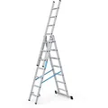 Produktbild: ZARGES Vielzweckleiter Skymaster DX silber 3x 7 Sprossen, H: 440,0 cm