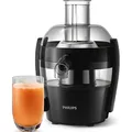Produktbild: Obst- und Gemüseentsafter Philips Viva Collection HR1832/00, 1,5 l, QuickClean-Technologie, schnelle Reinigung, Anti-Tropf-Funktion, Schwarz