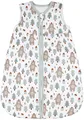 Produktbild: TupTam Schlafsack Baby 2.5 TOG – Atmungsaktiver Winterschlafsack für Kinder, OEKO-TEX zertifiziert, Farbe: Bärchen im Wald Taupe Petrol, Größe: 80-86