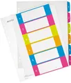 Produktbild: LEITZ Kunststoff-Register WOW, Zahlen, A4 Überbreite, 1-6