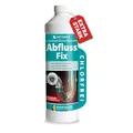 Produktbild: HOTREGA Abfluss Fix 1 Liter Konzentrat | Abflussreiniger gegen Haare, Fett & Verstopfungen | Geruchlos, schnelle Wirkung | Für Küche, Dusche, WC & Bad
