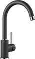 Produktbild: BLANCO MIDA | Küchenarmatur in anthrazit | Hochdruck | Rückflussverhinderer | Keramik Kartusche | Gesicherte Wasserqualität & wassersparend | [10,6x18,5x32,7 cm]