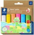 Produktbild: STAEDTLER Straßenmalkreide Noris junior, 6er Karton im Maxiformat, quadratisch, Durchmesser: 20 mm, staubarm, - 1 Stück (2365 C6)