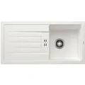 Produktbild: BLANCO Spülbecken FAVUM 45 S, weiß, Granitspüle, mit Abtropffläche, 86 x 43,5 cm