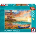 Produktbild: Schmidt Spiele Sonnenuntergang in der Leuchtturm-Bucht 1000 Teile (1000 Teile) (59765)