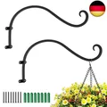 Produktbild: Lewondr Retro Hängekorb Halterung, 2 Stück Minimalistisches Design Blumenampel H