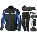 Produktbild: Motorradkombi NERVE Gr. XXL, blau, Overalls, Damen, XXL, N-Gr, Obermaterial: 100% Polyester. Innenseite: 100% Polyester
