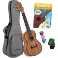 Produktbild: Cascha 2036 Premium Mahagoni Konzert Ukulele Bundle