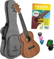 Produktbild: Cascha Konzert Mahagoni Ukulele Bundle Aquila Saiten Gigbag Picks Tuner DVD Uke