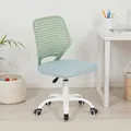 Produktbild: IDIMEX Schreibtischstuhl Jade höhenverstellbar, Grün – ergonomischer Bürostuhl für Kinder, atmungsaktiver Mesh-Bezug, Rückenlehne aus Kunststoff, 5-Stern-Fußkreuz aus Metall