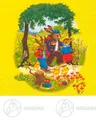 Produktbild: Servietten Hasenfamilie (20) B=xH=ca 33 cmx33 cm NEU Erzgebirge Papierservietten