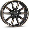 Produktbild: 4x Alufelgen Borbet LX18 black glossy gold spoke rim 8x18 ET48 LK5 112 18 Zoll F