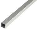 Produktbild: Vierkantrohr Alu-silberf-elox., 20x20x1,5mm, 1m Alu silberfarbig eloxiert